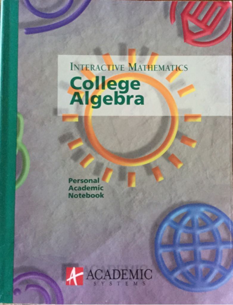 College Algebra - (null) N/A (Academic Systems - Paperback) book collectible [Barcode 9781928962038] - Main Image 1