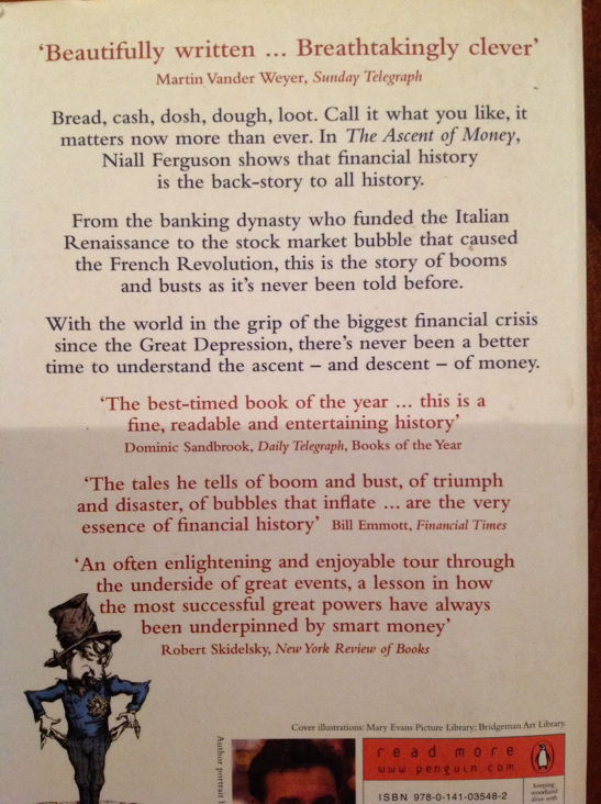 The Ascent of Money: A Financial History of the World - Niall Ferguson (Penguin - Paperback) book collectible [Barcode 9780141035482] - Main Image 2