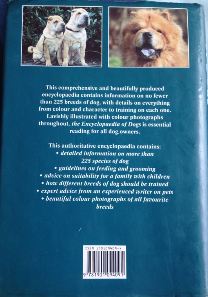 Encyclopedia Of Dogs - Esther J. J. Verhoef- Verhallen (Rebo Productions, - Hardcover) book collectible - Main Image 2