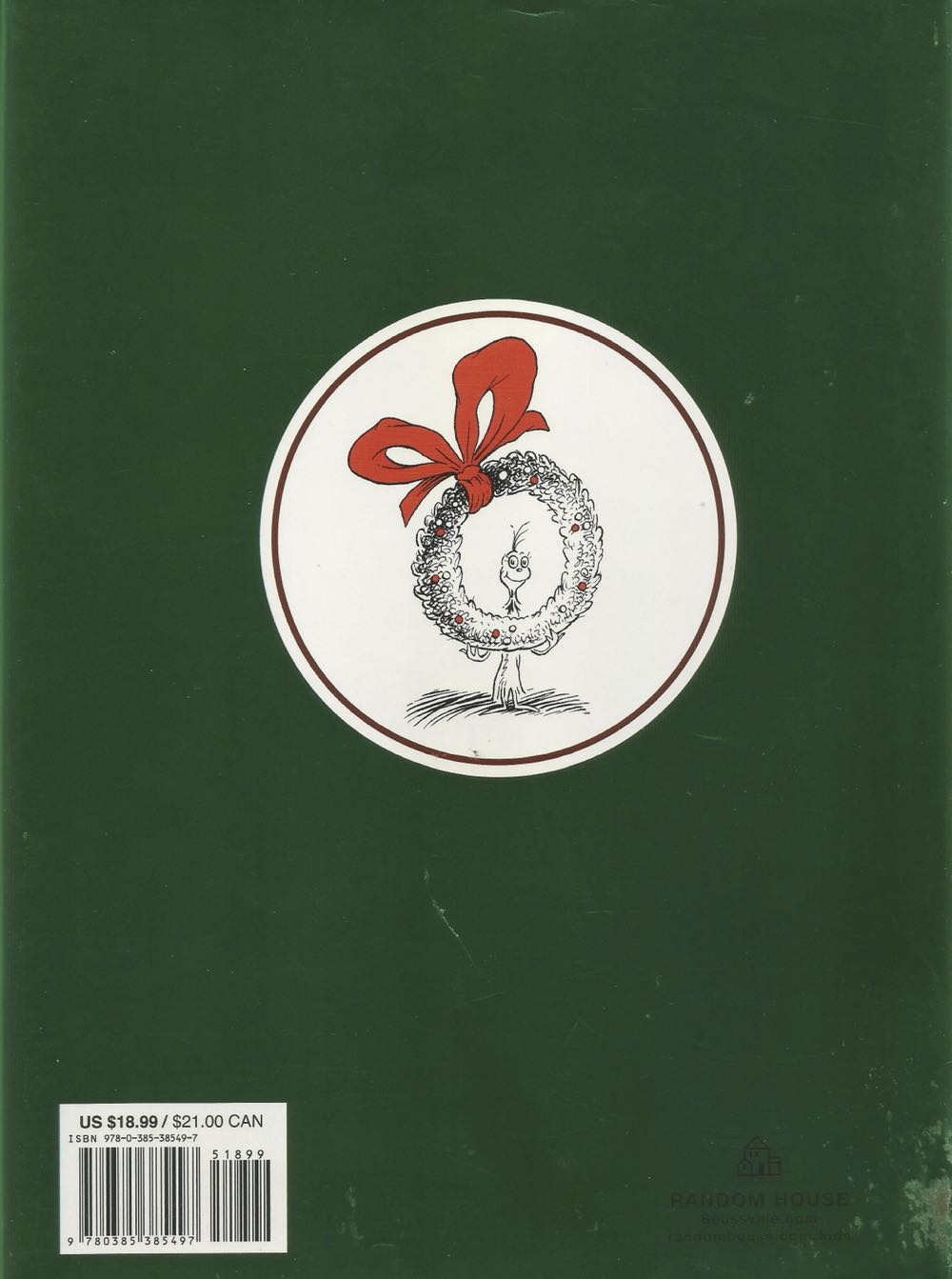 How the Grinch Stole Christmas - Dr. Seuss (Random House - Hardcover) book collectible [Barcode 9780385385497] - Main Image 2