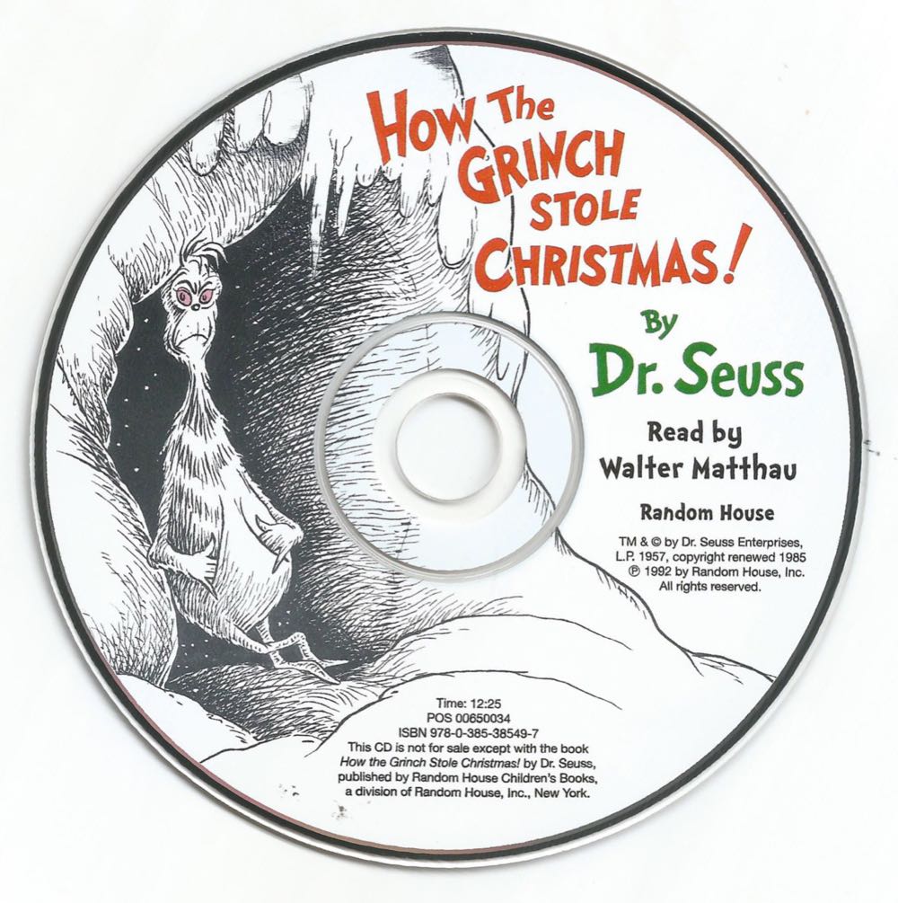 How the Grinch Stole Christmas - Dr. Seuss (Random House - Hardcover) book collectible [Barcode 9780385385497] - Main Image 3