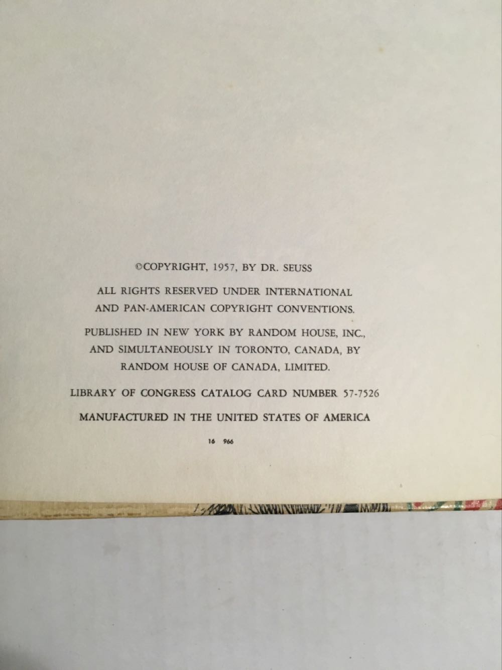 How the Grinch Stole Christmas - Dr. Seuss (A Random House - Hardcover) book collectible [Barcode 9780553524451] - Main Image 3