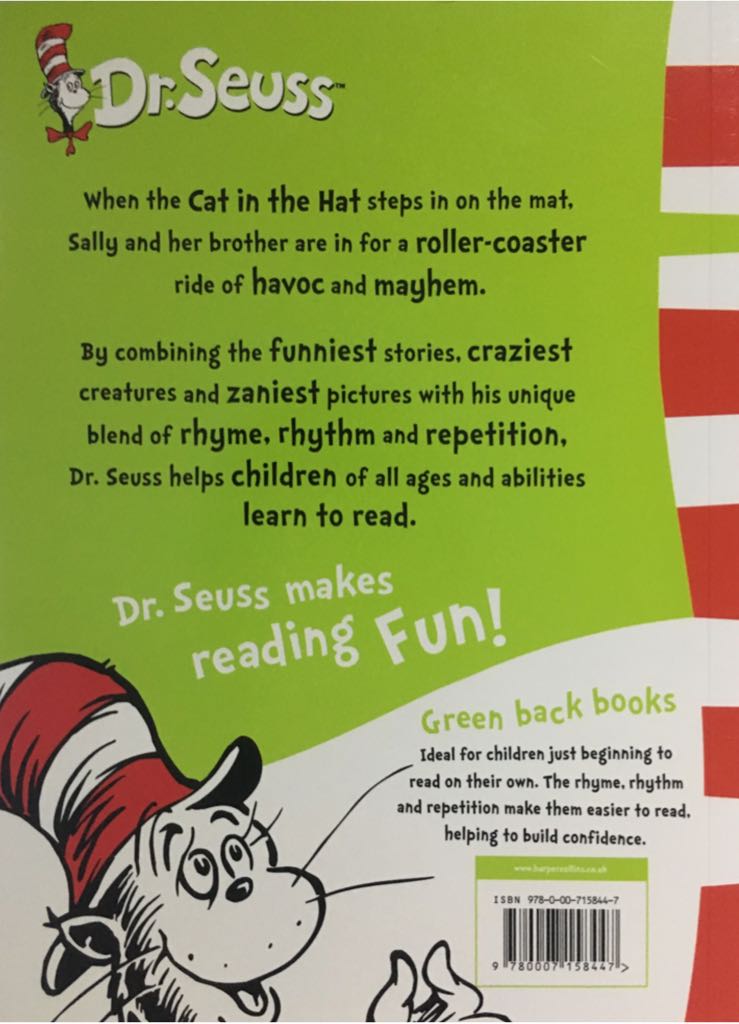 The Cat in the Hat - Dr. Seuss (HarperCollins Children’s Books - Paperback) book collectible [Barcode 9780007158447] - Main Image 2