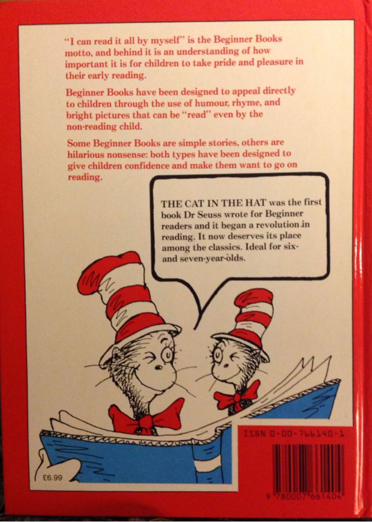 The Cat in the Hat - Dr. Seuss (Hardcover) book collectible [Barcode 9780007661404] - Main Image 2