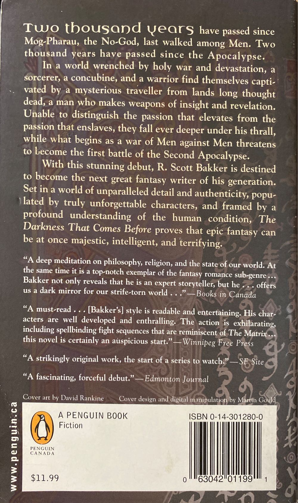 Darkness That Comes Before, The - R. Scott Bakker (Spectra - Paperback) book collectible [Barcode 9780143012801] - Main Image 3