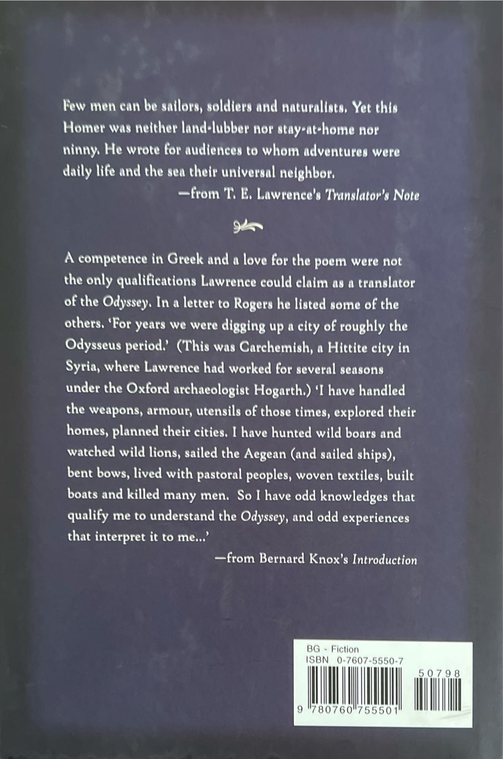 Odyssey Of Homer, The - Homer (Barnes and Noble, Inc. - Hardcover) book collectible [Barcode 9780760755501] - Main Image 4