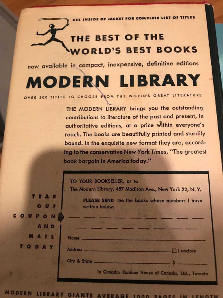 The Odyssey Of Homer - Homer (The Modern Library - Hardcover) book collectible - Main Image 2