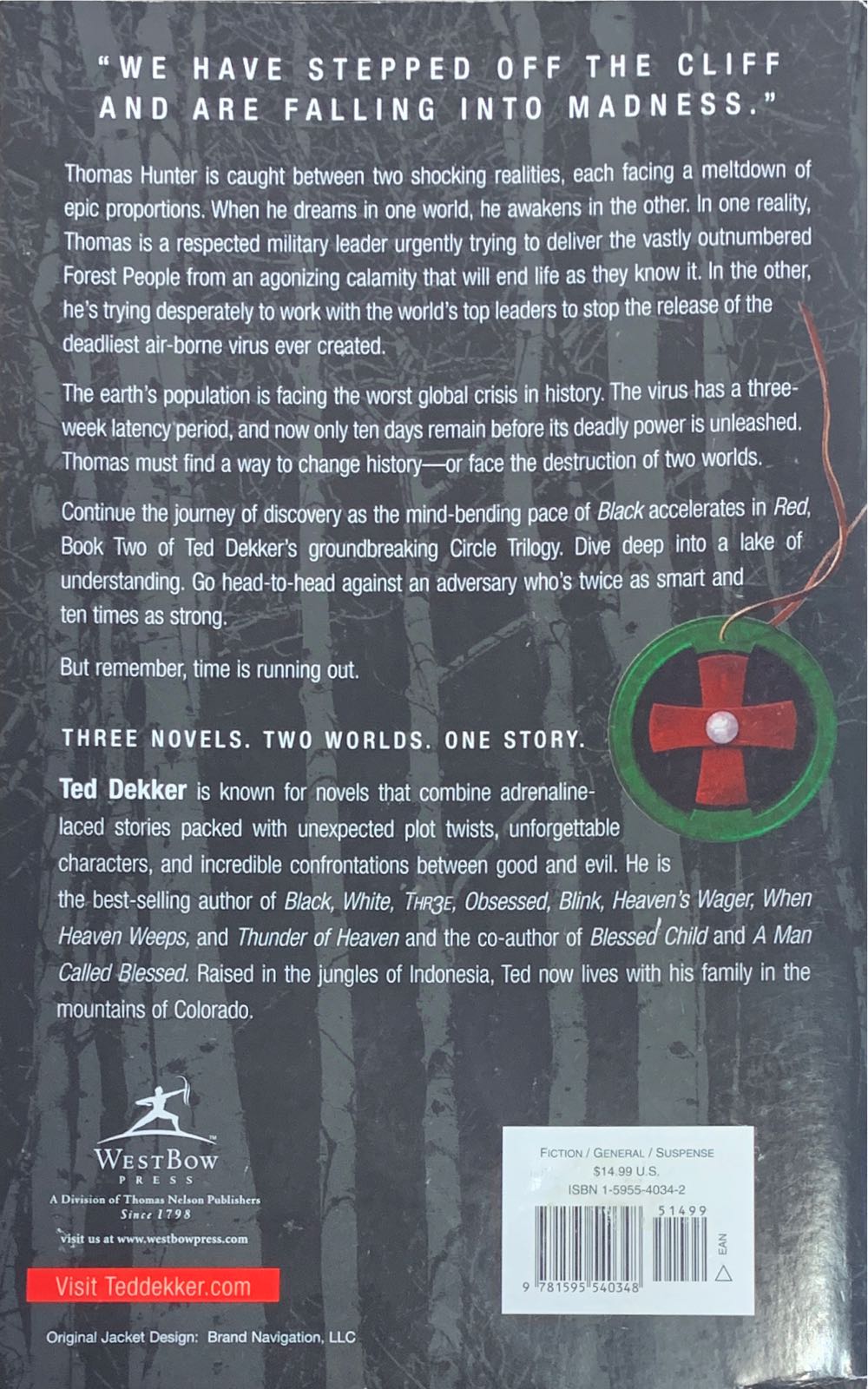 Red - Ted Dekker (WestBow Press - Paperback) book collectible [Barcode 9781595540348] - Main Image 2