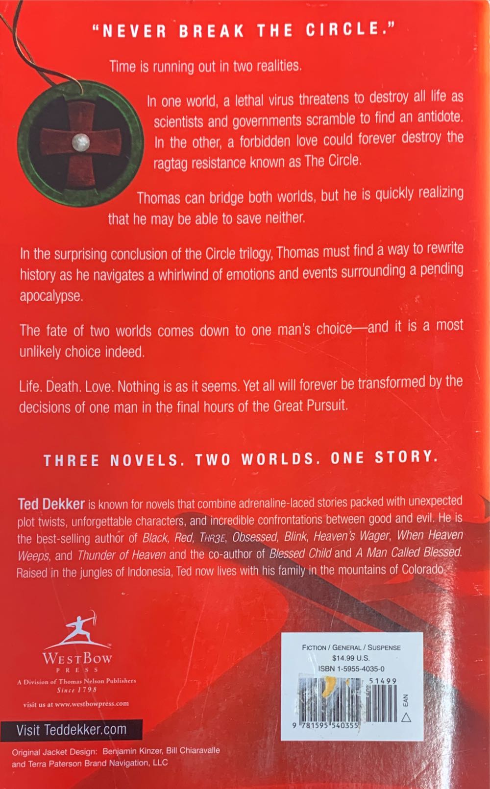 The Circle Trilogy: White - The Great Pursuit - Ted Dekker (WestBow Press - Paperback) book collectible [Barcode 9781595540355] - Main Image 2