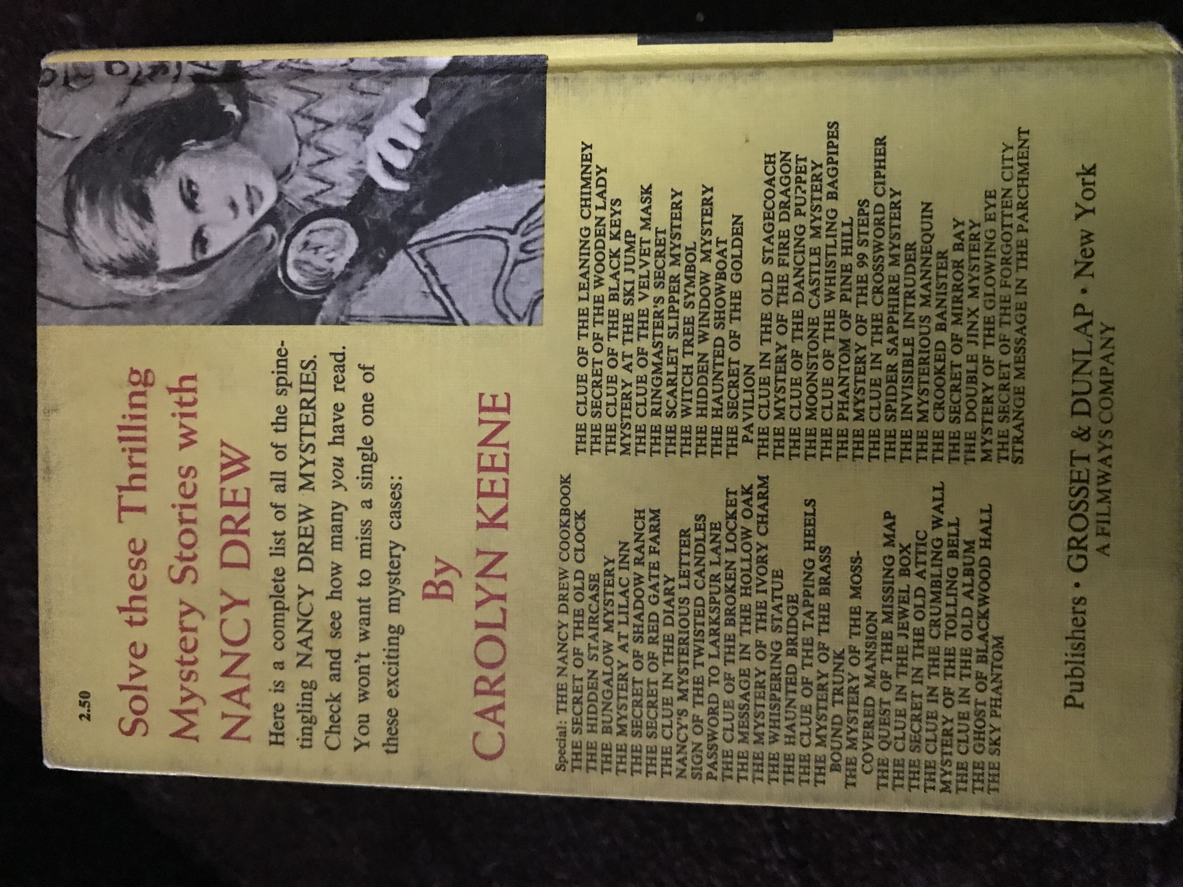 The Secret Of The Old Clock - Carolyn Keene (- Hardcover) book collectible [Barcode 0448095017] - Main Image 2