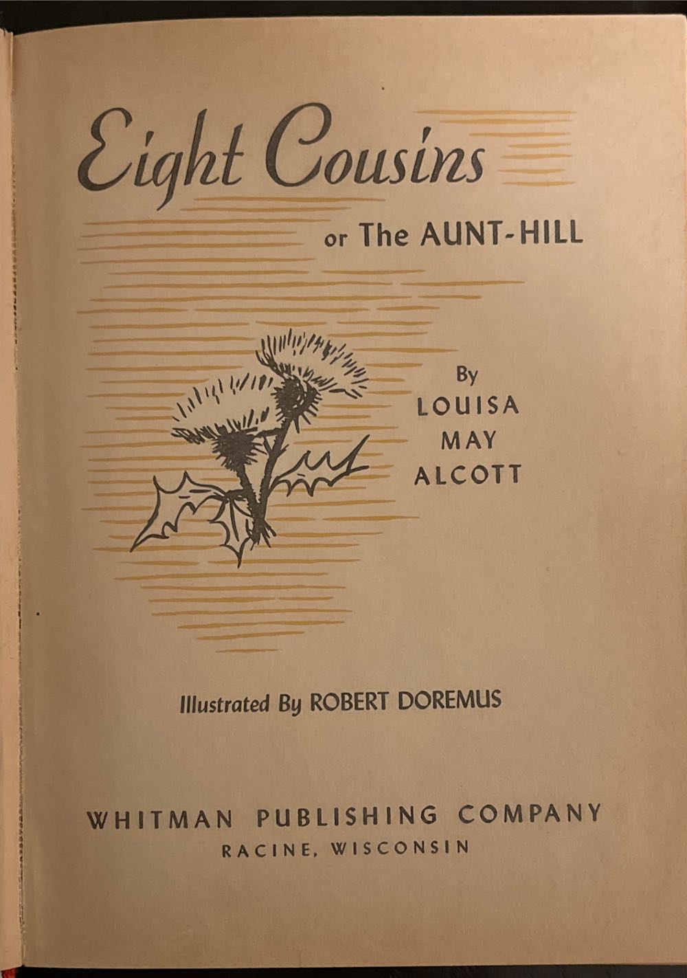 Eight Cousins Or The Aunt-Hill - Louisa May Alcott (Whitman Publishing Company - Hardcover) book collectible - Main Image 3