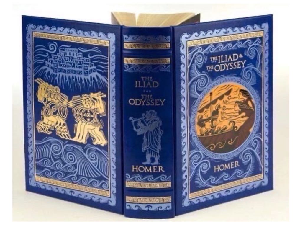 The Iliad And The Odyssey - Homer (Barnes & Noble, Inc - Calf-Binding) book collectible [Barcode 9781435145382] - Main Image 3