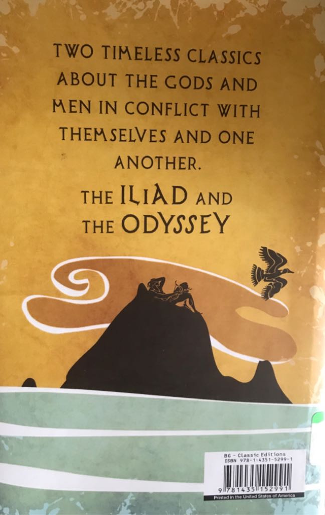 The Iliad And The Odyssey - Homer (Fall River Press - Hardcover) book collectible [Barcode 9781435152991] - Main Image 2
