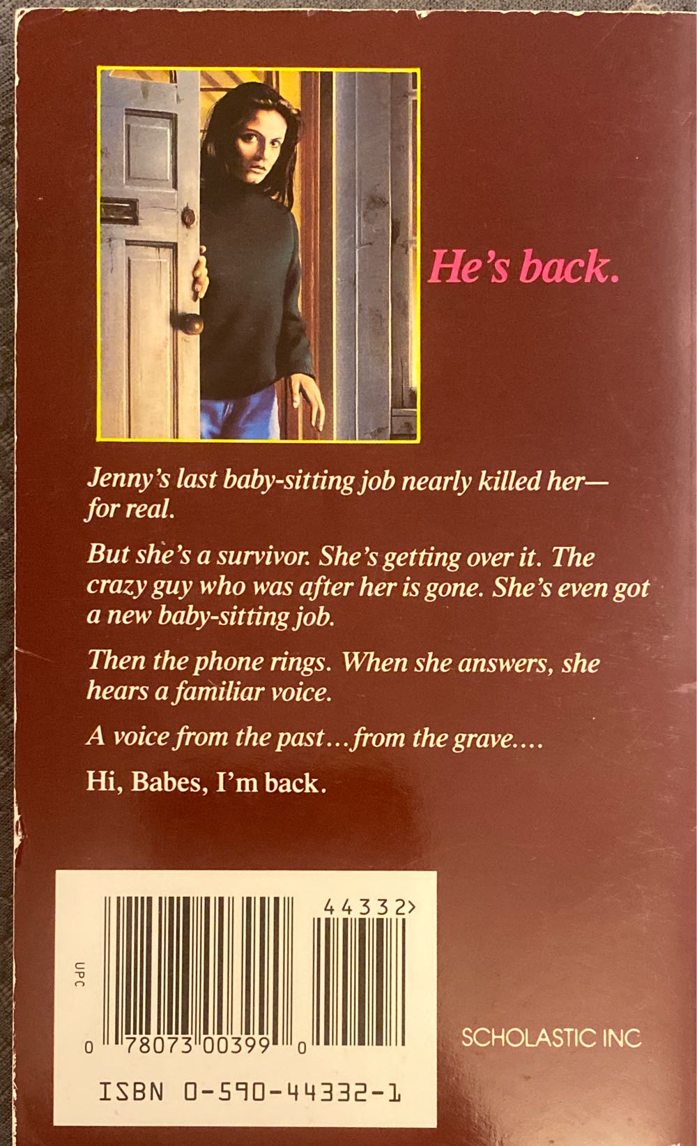 The Babysitter II - R. L. Stine (Scholastic - Paperback) book collectible [Barcode 9780590443326] - Main Image 2