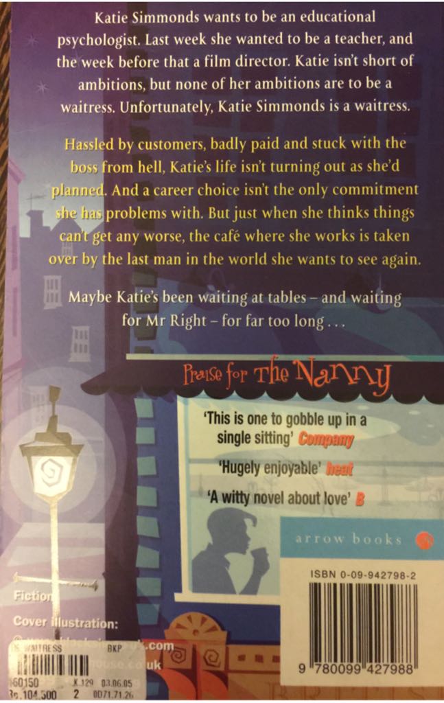 Waitress, The - Melissa Nathan (Arrow Books - Paperback) book collectible [Barcode 9780099427988] - Main Image 2