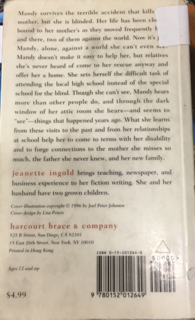 The Window  (Harcourt Childrens Books - Paperback) book collectible [Barcode 9780152012649] - Main Image 2