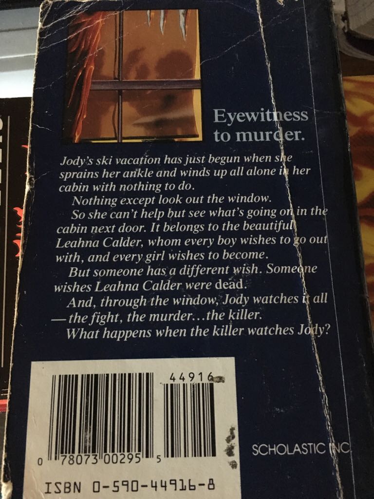 The Window - Carol Ellis (Scholastic - Paperback) book collectible [Barcode 9780590449168] - Main Image 2