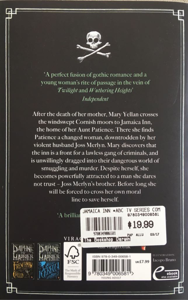 Jamaica Inn - Daphne Du Maurier (Virago Press - Paperback) book collectible [Barcode 9780349006581] - Main Image 2