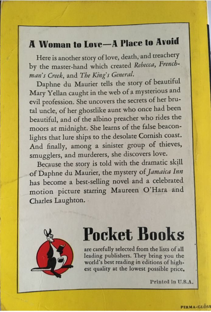 Jamaica Inn  book collectible - Main Image 2