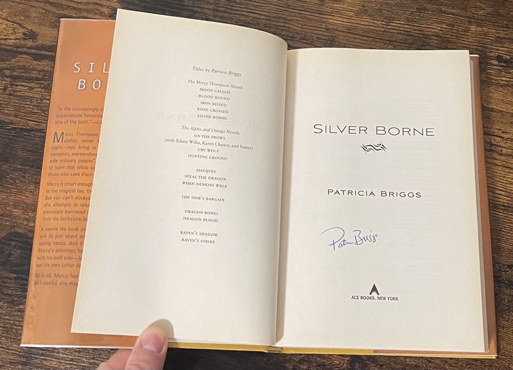 Silver Borne - Patricia Briggs (Ace Books - Hardcover) book collectible [Barcode 9780441018192] - Main Image 4