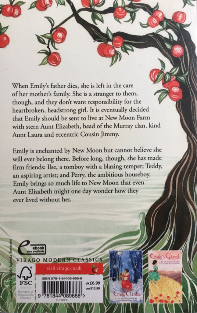 Emily of New Moon - L.M. Montgomery (Virago - Paperback) book collectible [Barcode 9781844089888] - Main Image 2