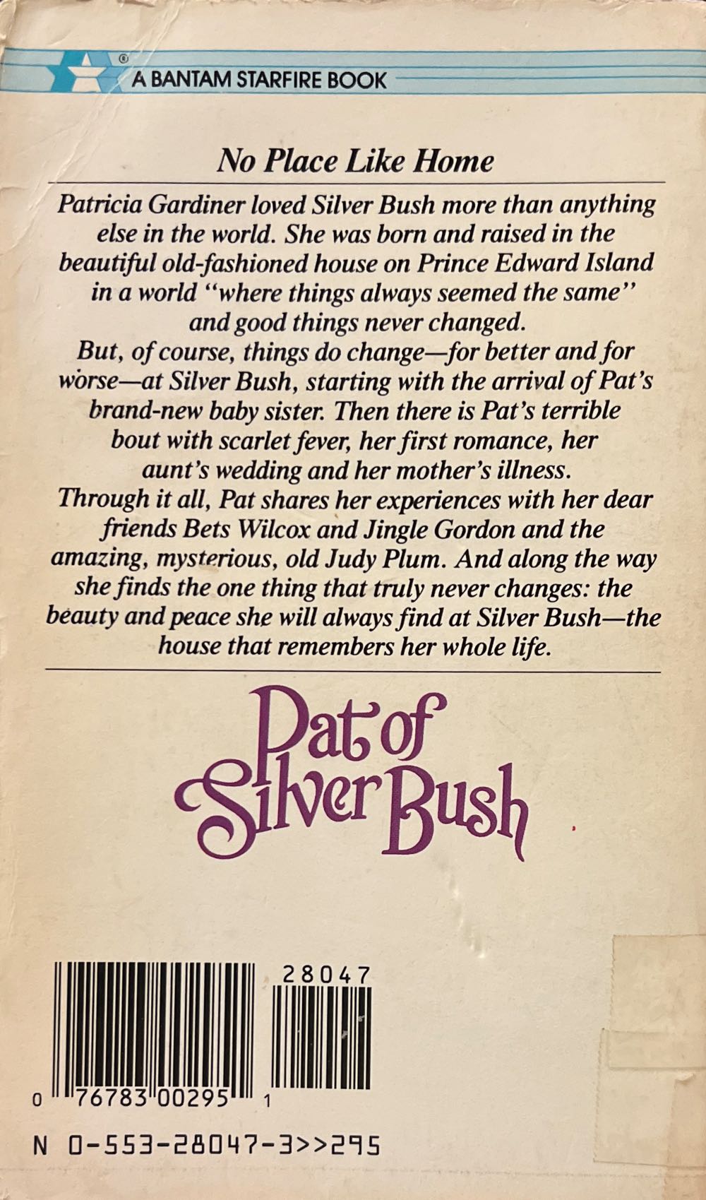 Pat of Silver Bush - L. M. Montgomery (Bantam Books - Mass Market Paperback) book collectible [Barcode 9780553280470] - Main Image 2