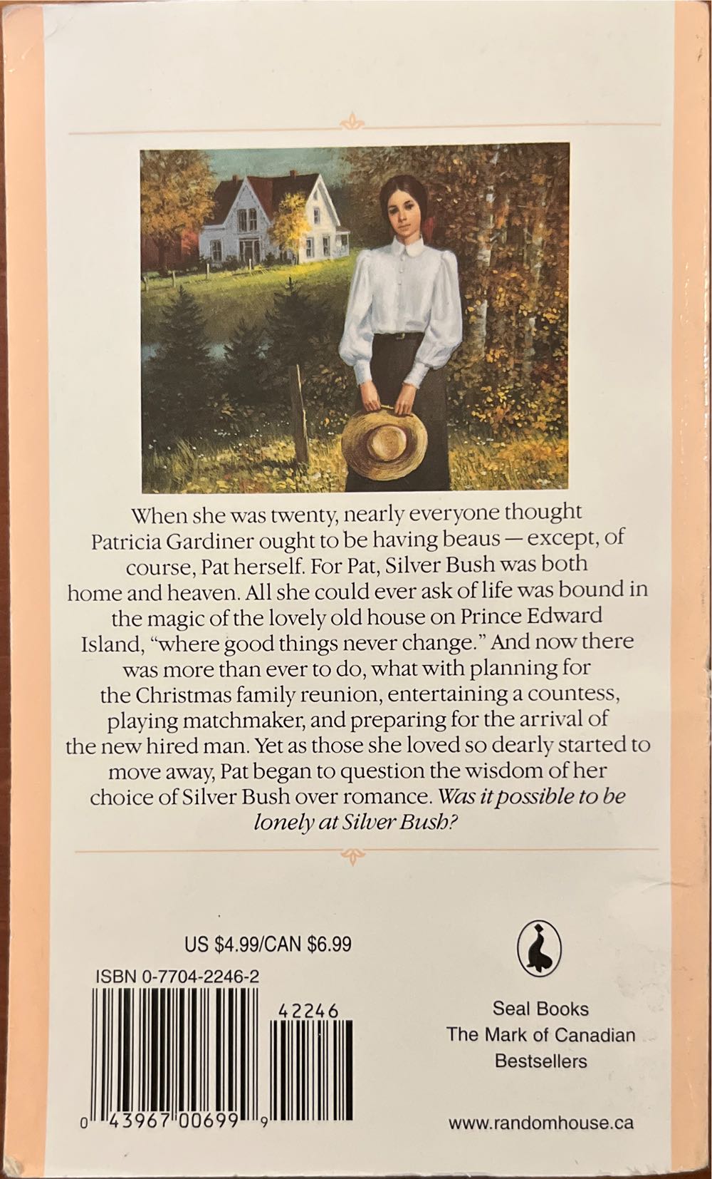 SB2: Mistress Pat - L. M. Montgomery (Seal Books - Paperback) book collectible [Barcode 9780770422462] - Main Image 2