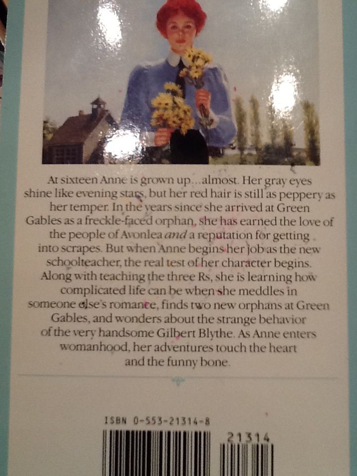 Anne of Avonlea - L.M. Montgomery (Random House Children’s Books - Paperback) book collectible [Barcode 9780553213140] - Main Image 2