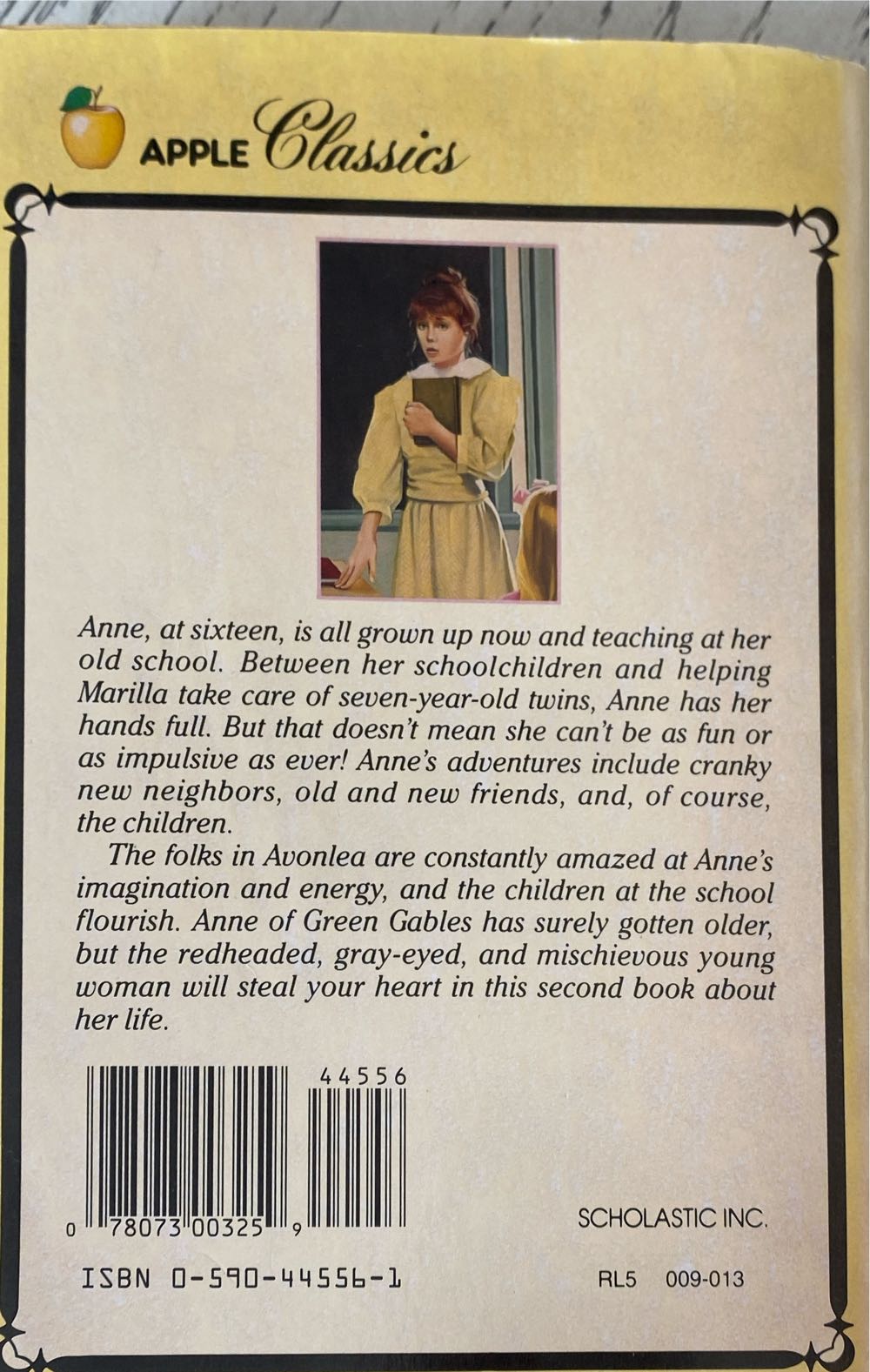 Anne of Avonlea - L. M. Montgomery (Scholastic Paperbacks - Paperback) book collectible [Barcode 9780590445566] - Main Image 2