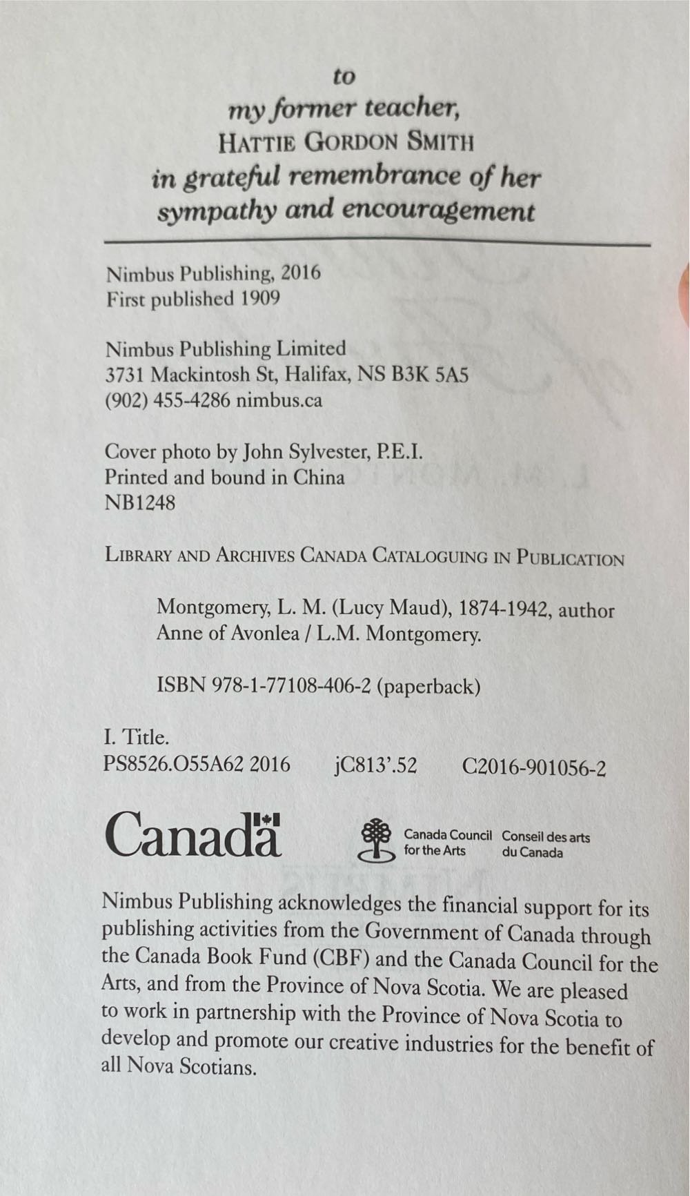 Anne of Avonlea - M. Montgomery (- Paperback) book collectible [Barcode 9781771084062] - Main Image 3