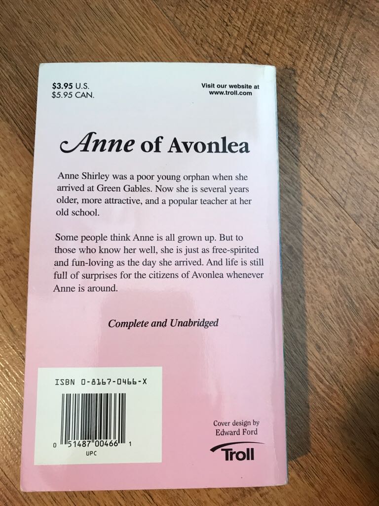 Anne of Avonlea - M. Montgomery book collectible - Main Image 2