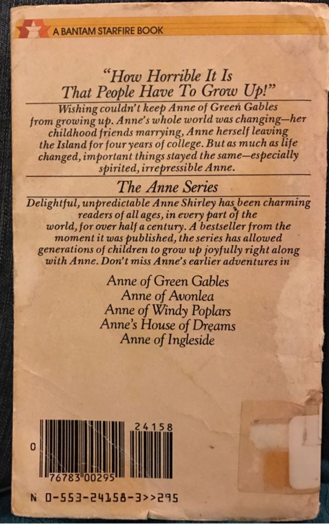 Anne of the Island - M. Montgomery book collectible - Main Image 2