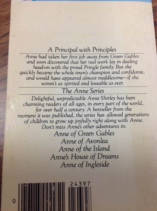 LMM: Anne of Windy Poplars 4 - L. M. Montgomery (Bantam Classics - Paperback) book collectible [Barcode 9780553243970] - Main Image 2