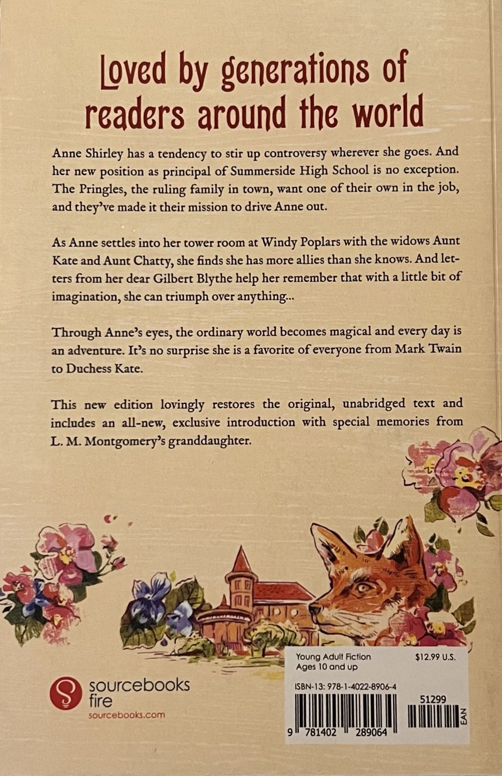 Anne of Windy Poplars - L.M. Montgomery (Sourcebooks Fire - Paperback) book collectible [Barcode 9781402289064] - Main Image 2