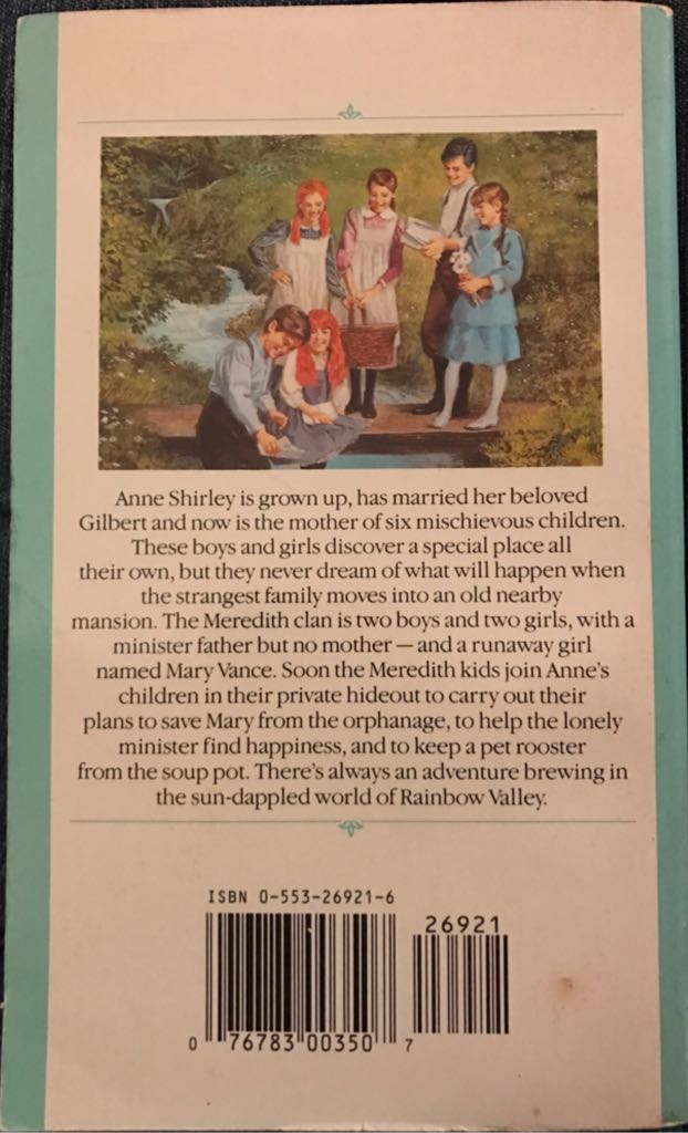 Rainbow Valley - M. Montgomery book collectible - Main Image 2