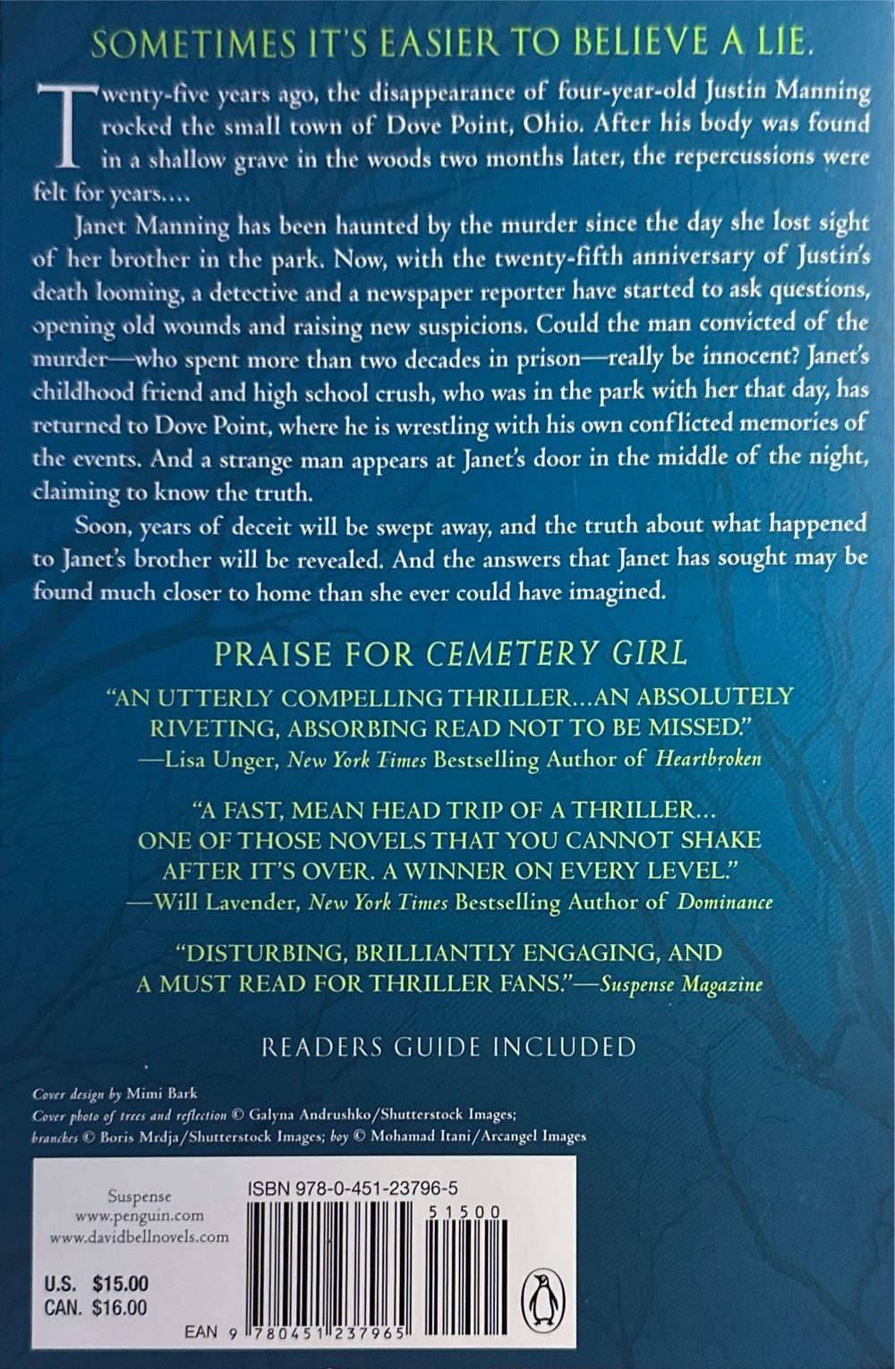 The Hiding Place - David Bell (New Amer Library - Paperback) book collectible [Barcode 9780451237965] - Main Image 2