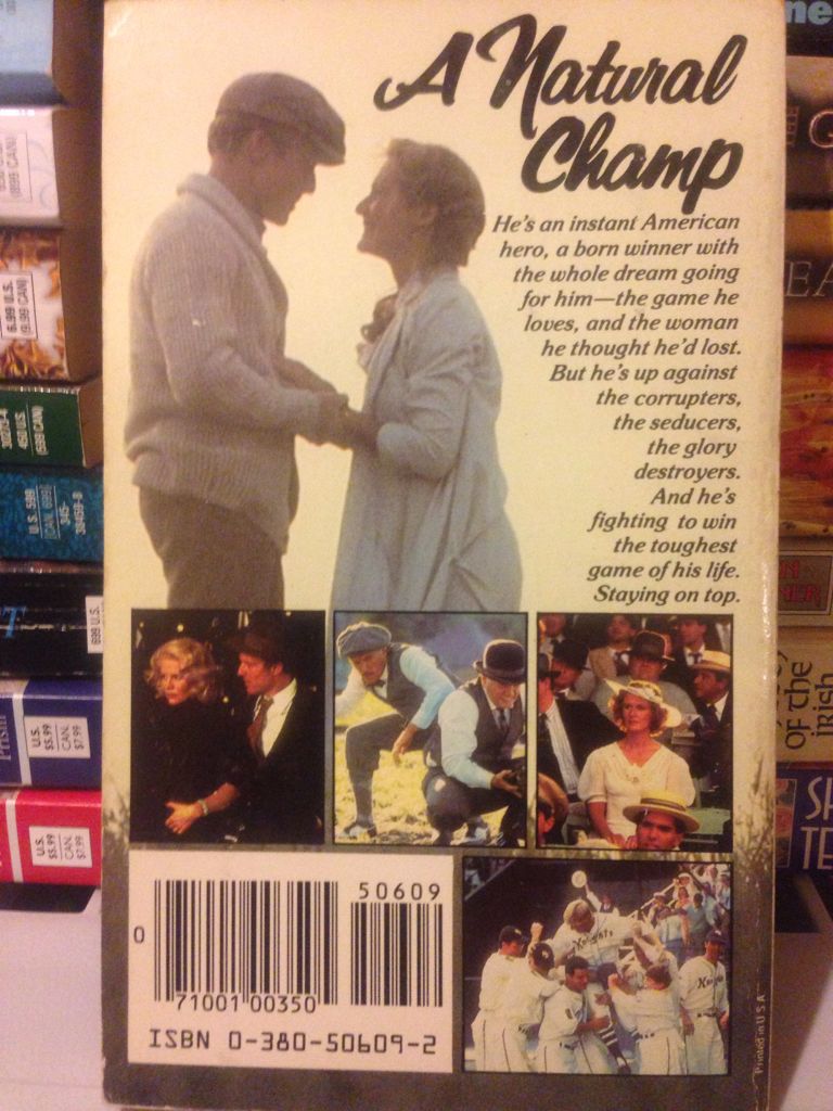 The Natural - Bernard Malamud (Avon Books - Paperback) book collectible [Barcode 9780380506095] - Main Image 2