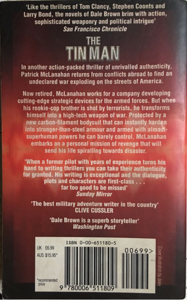 Tin Man, The - Dale Brown (HarperCollins - Paperback) book collectible [Barcode 9780006511809] - Main Image 2