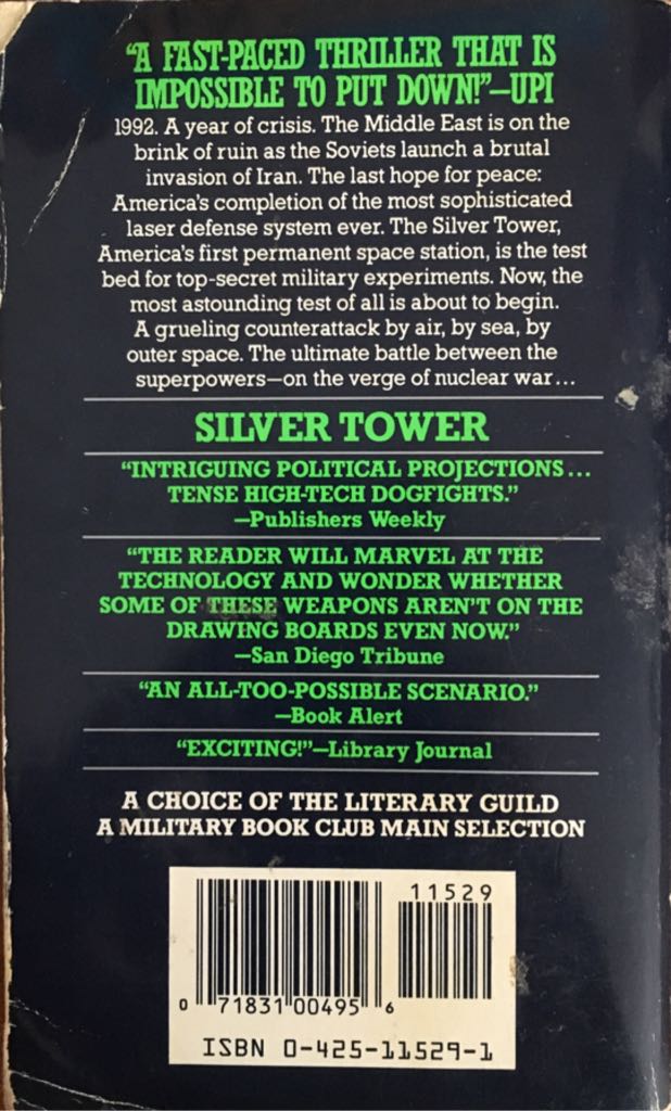Silver Tower - Dale Brown (Berkley - Paperback) book collectible [Barcode 9780425115299] - Main Image 2