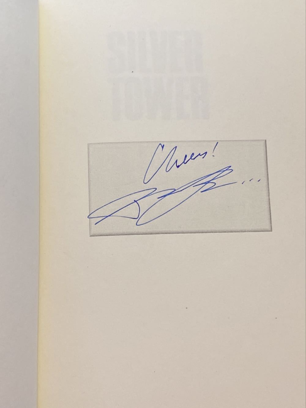 Silver Tower - Dale Brown (Donald I Fine - Hardcover) book collectible [Barcode 9781556110603] - Main Image 2