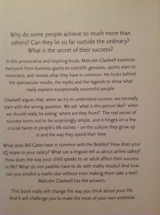 Outliers: The Story of Success - Malcolm Gladwell (Penguin Books - Paperback) book collectible [Barcode 9780141036243] - Main Image 2