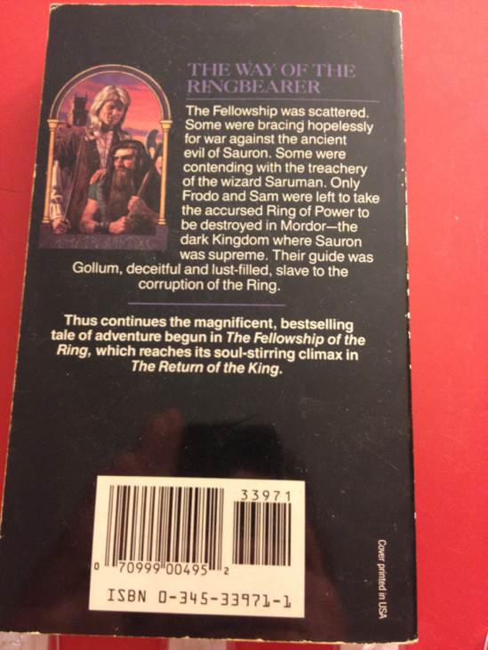 2: The Two Towers - J.R.R. Tolkien (Ballantine Books - Paperback) book collectible [Barcode 9780345339713] - Main Image 2