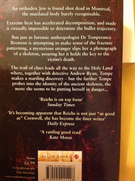 Cross Bones - Kathy Reichs (Arrow Books - Paperback) book collectible [Barcode 9780099441496] - Main Image 2