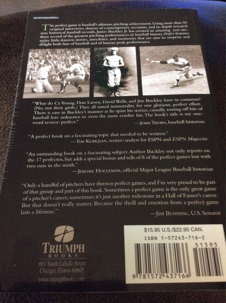 Perfect  (Triumph Books (IL)) book collectible [Barcode 9781572437166] - Main Image 2