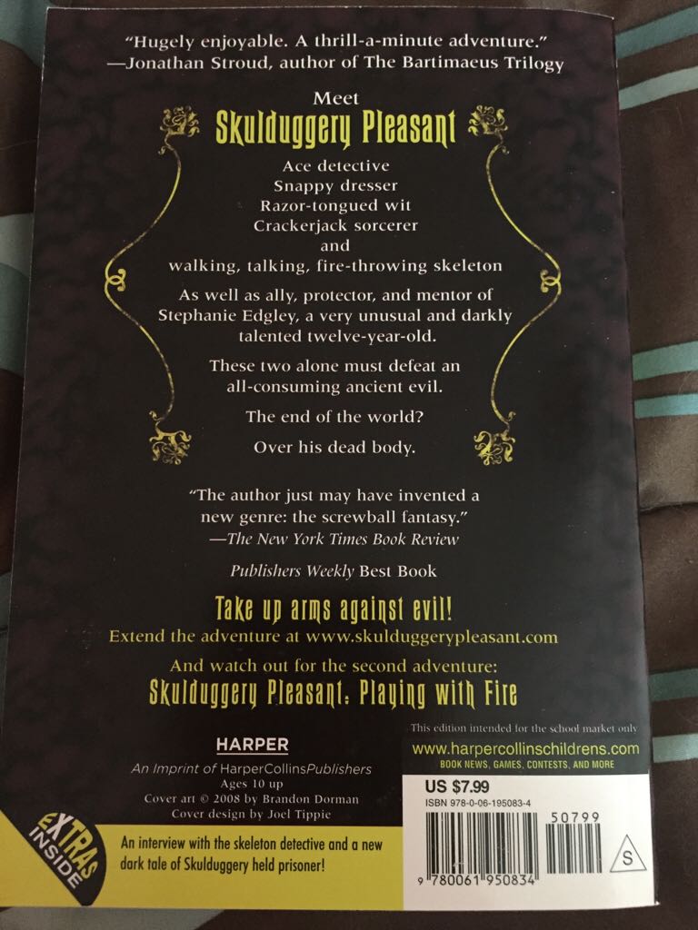 Skulduggery Pleasant  (Harper Collins Publishers) book collectible - Main Image 2