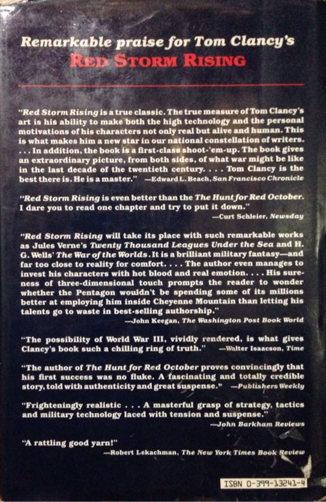 Patriot Games - Clancy, Tom (G.P. PUTNAM’s Sons - Hardcover) book collectible [Barcode 9780399132414] - Main Image 2