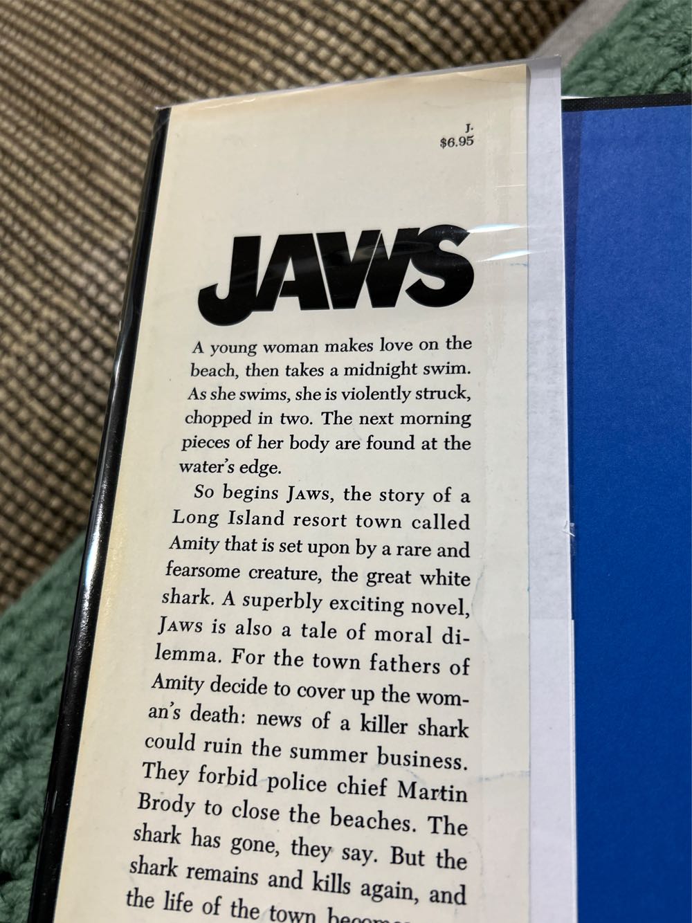 Jaws - Peter Benchley (Doubleday - Hardcover) book collectible - Main Image 2