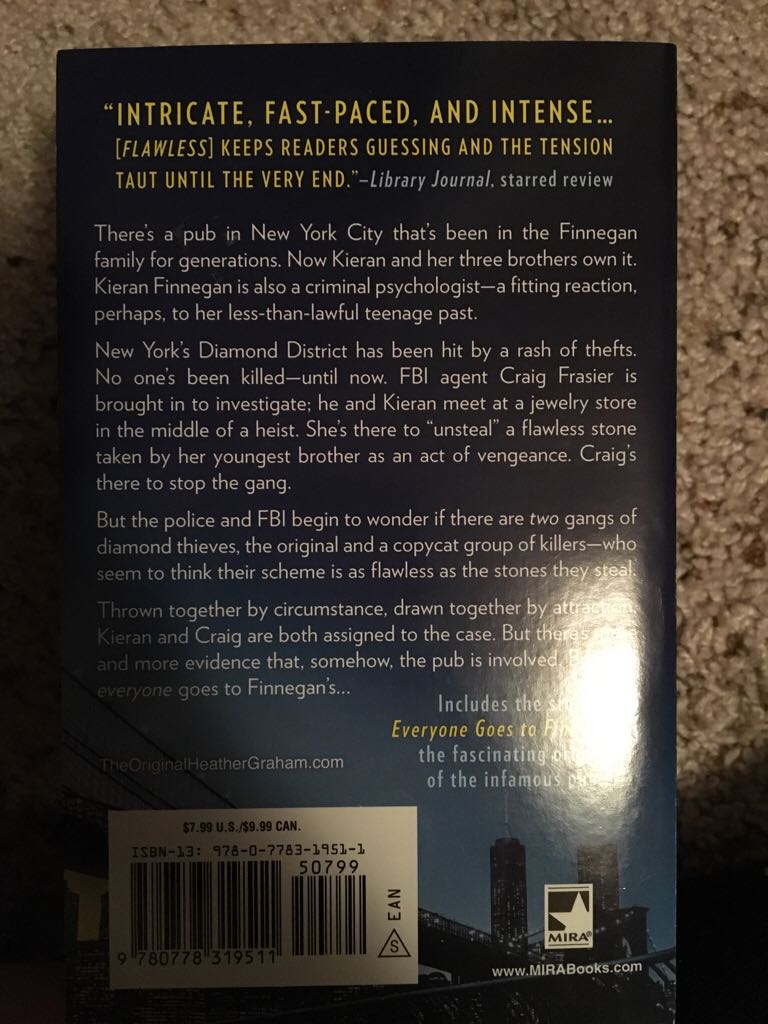 Flawless - Heather Graham (Mira Books - Paperback) book collectible [Barcode 9780778319511] - Main Image 2