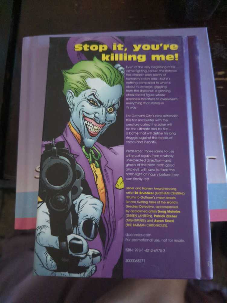 Batman: The Man Who Laughs - Ed Brubaker (Comixology - Hardcover) book collectible [Barcode 9781401216221] - Main Image 2