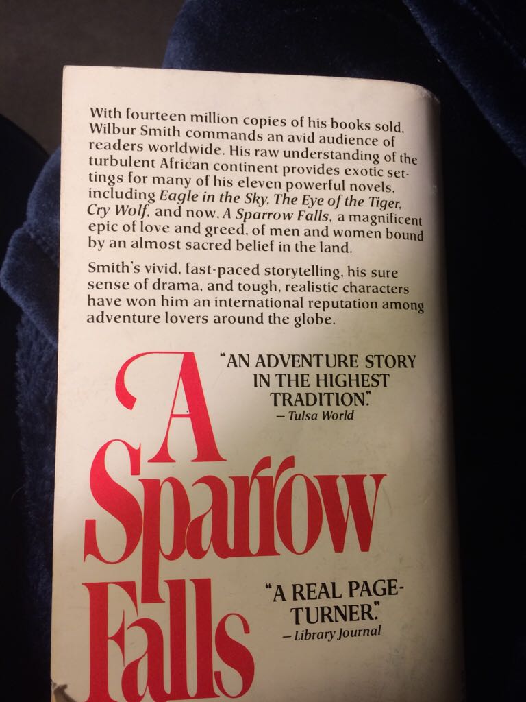 Sparrow Falls, A - Wilbur A. Smith (Dell Publishing Company) book collectible [Barcode 9780440177074] - Main Image 2